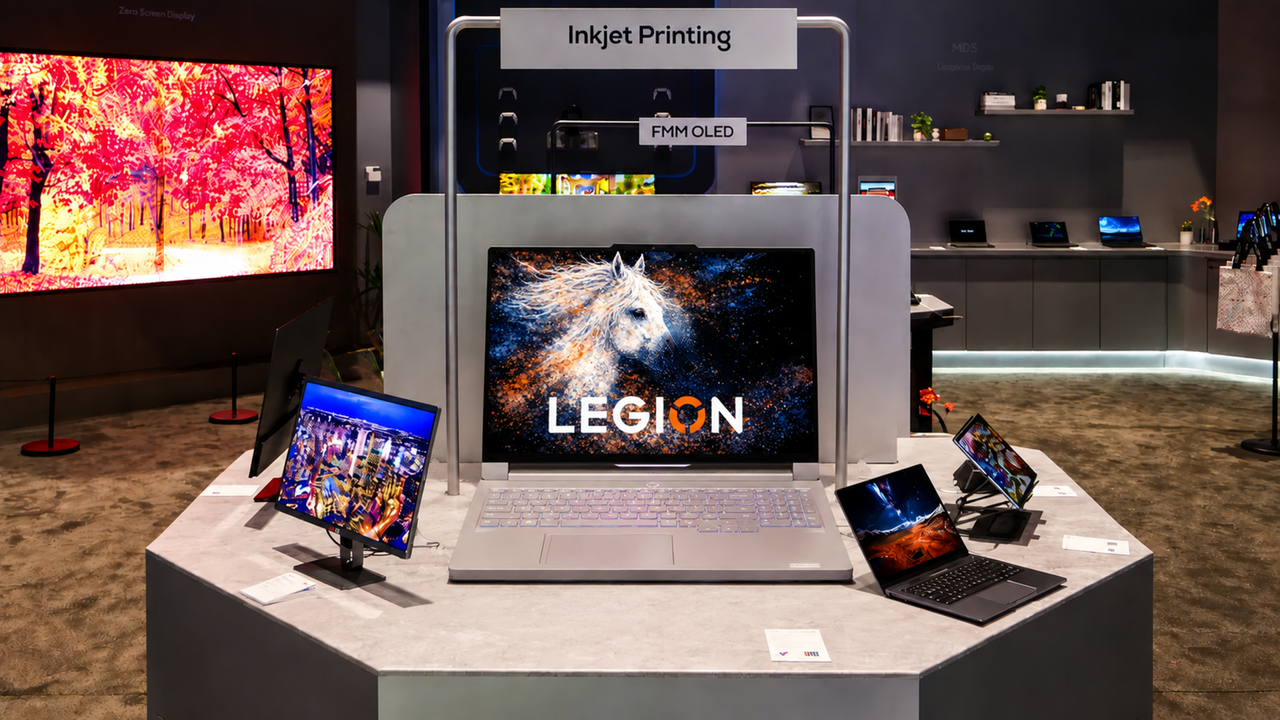 Legion R9000P — świat poznał pierwszego laptopa z OLED-em drukowanym atramentem