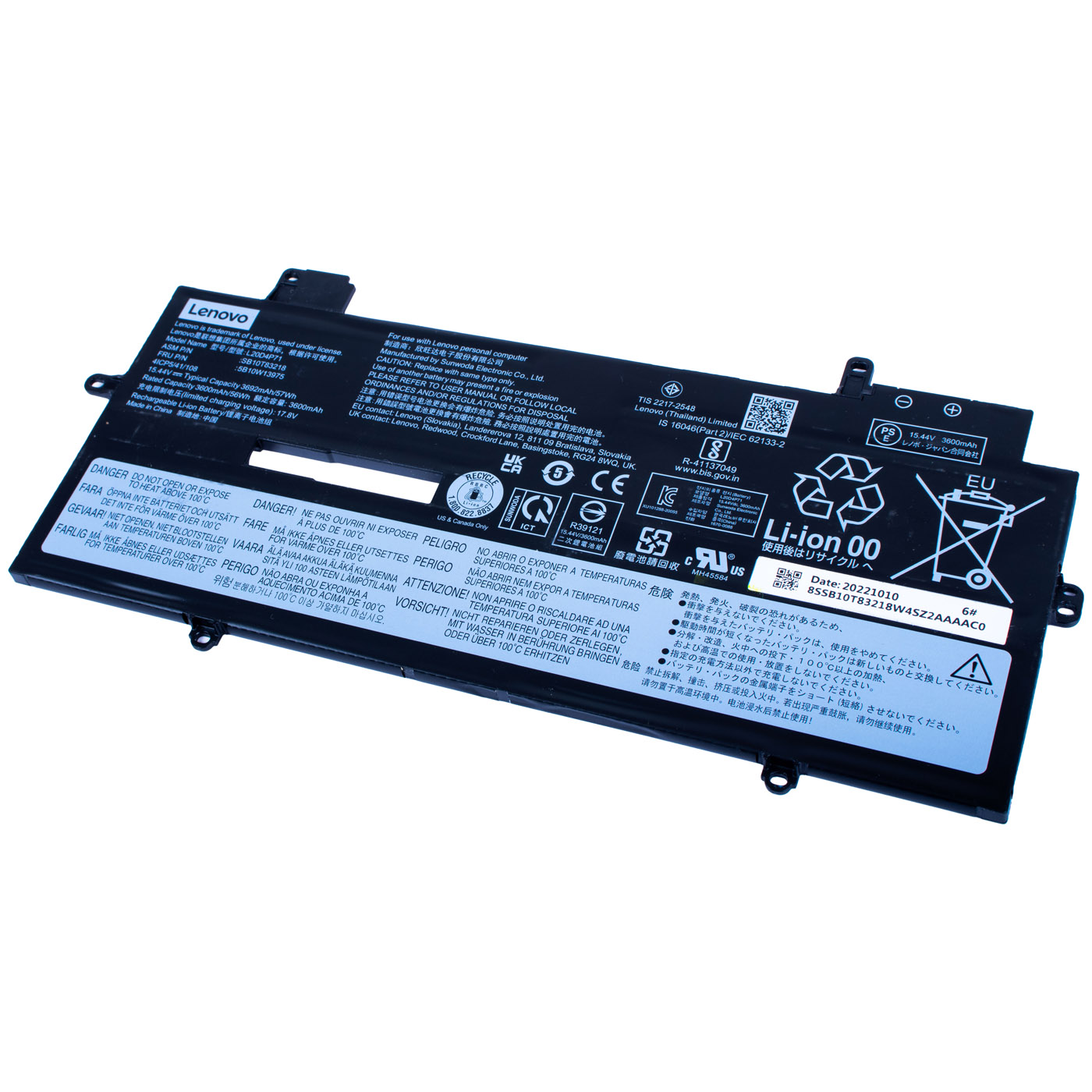 Bateria Lenovo ThinkPad X1 Carbon 10 11 X1 Yoga 7 8