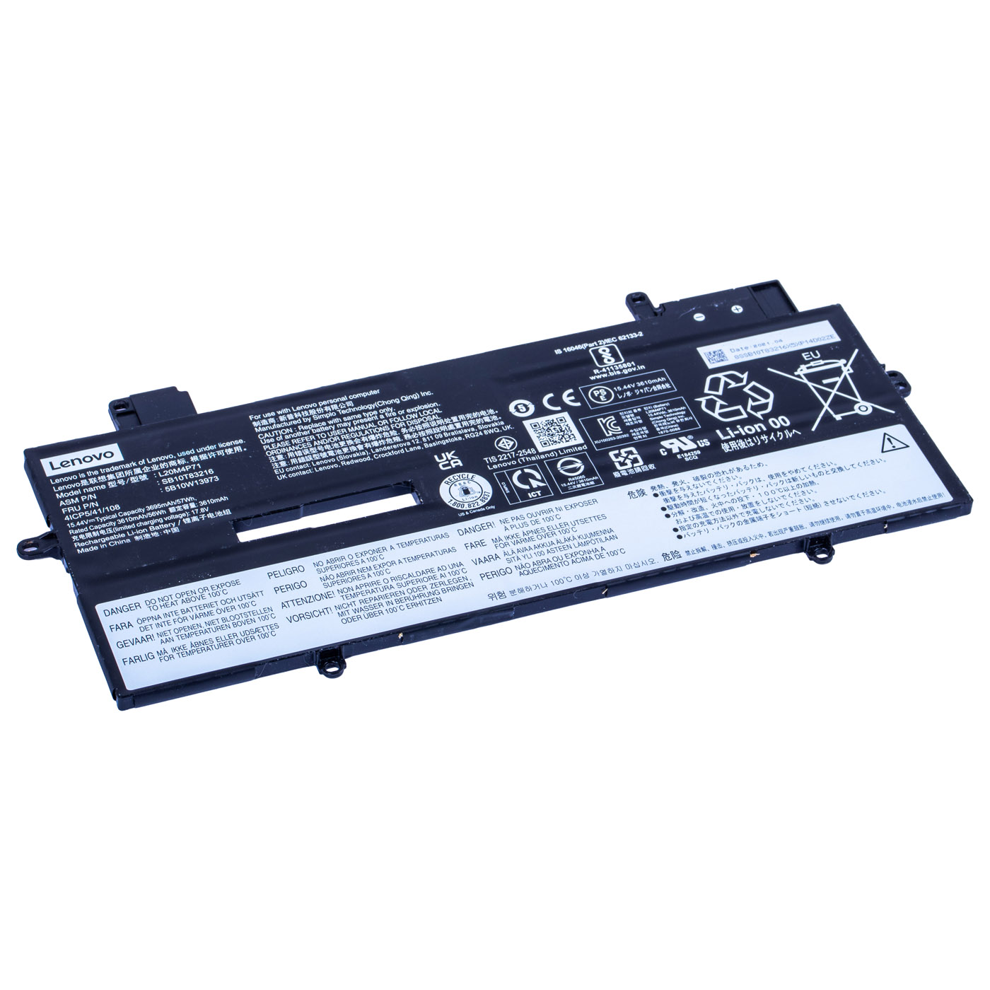 Bateria Lenovo ThinkPad X1 Carbon 9 10 11 X1 Yoga 6 7 8