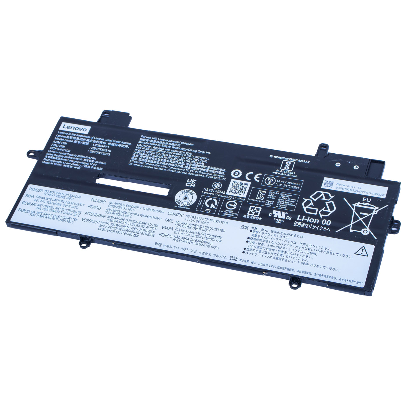 Bateria Lenovo ThinkPad X1 Carbon 9 10 11 X1 Yoga 6 7 8