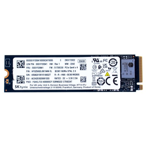 Dysk twardy M.2 256 GB SK Hynix PCIe NVMe 4.0 x4