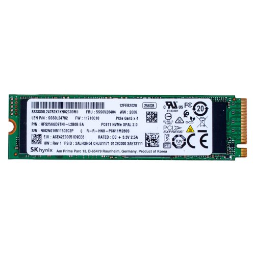 Dysk twardy M.2 256 GB SK Hynix PCIe NVMe 3.0 x4