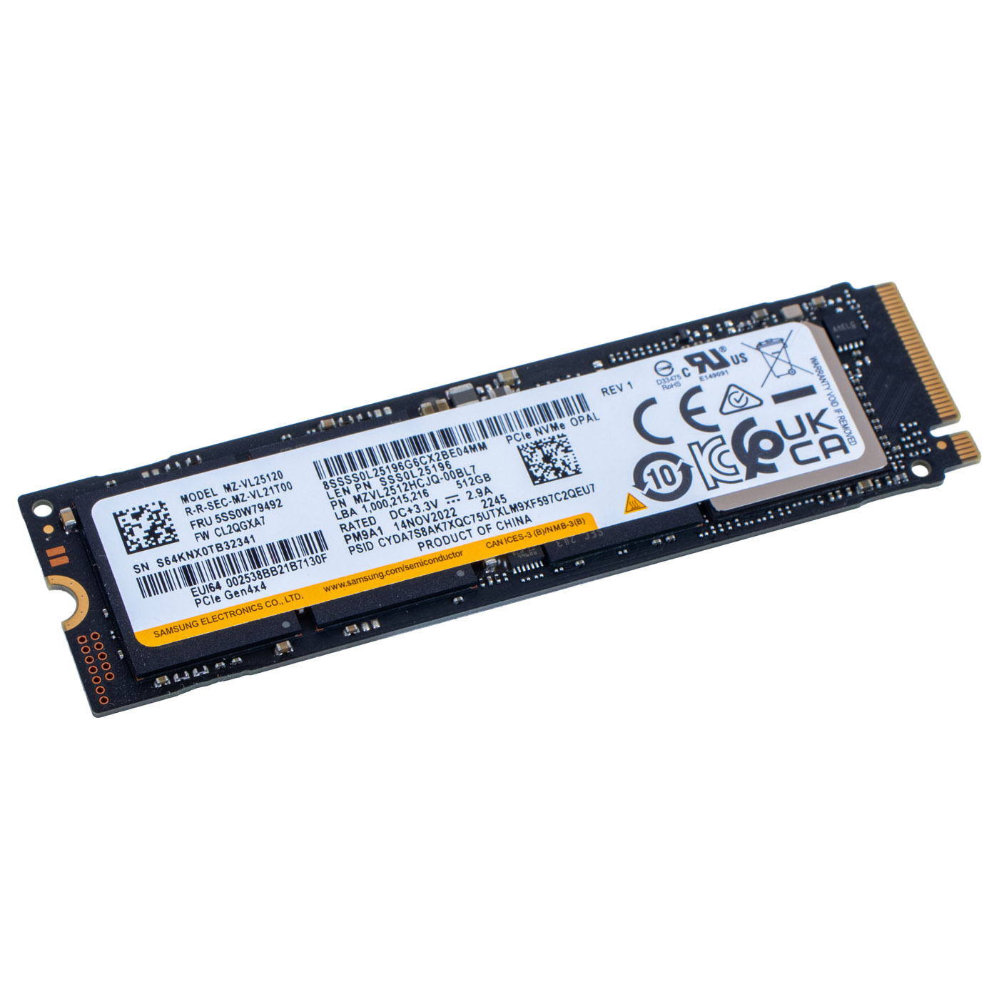 Dysk twardy M.2 512 GB Samsung 2280 PCIe 4x4 NVMe 1.4