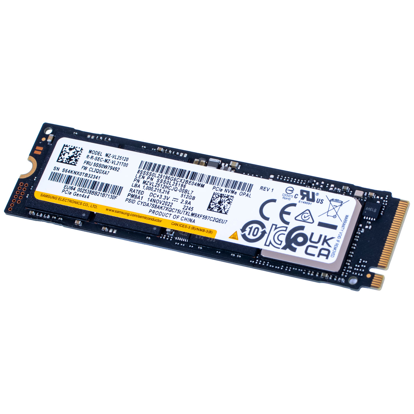 Dysk twardy M.2 512 GB Samsung 2280 PCIe 4x4 NVMe 1.4