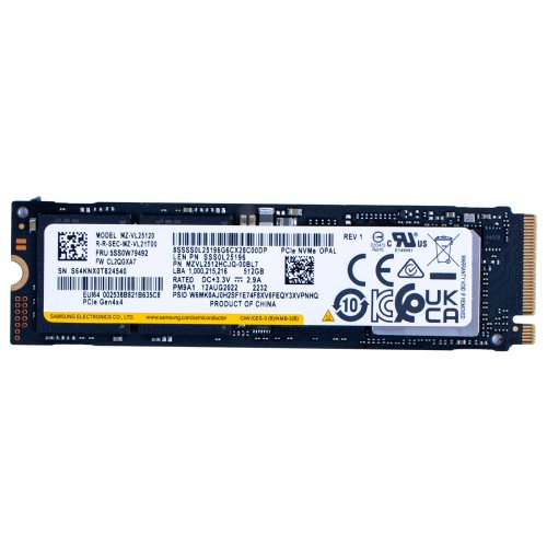 Dysk twardy M.2 512 GB Samsung 2280 PCIe 4x4 NVMe 1.4