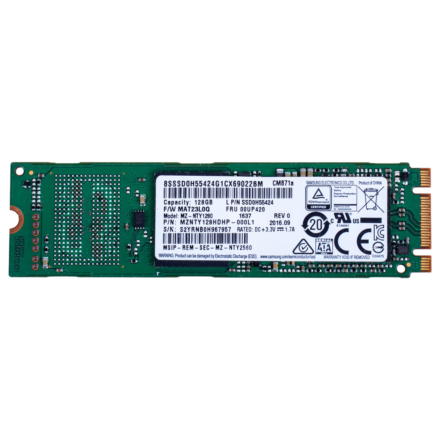 Dysk twardy Samsung 128 GB SATA III SSD M.2 2280