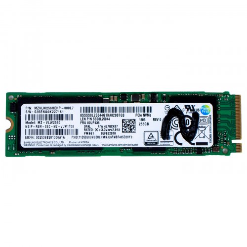 Dysk twardy Samsung 256 GB PCIe SSD M2 2280