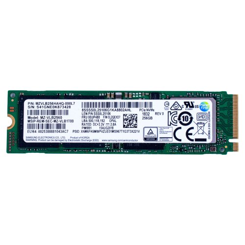 Dysk twardy Samsung 256 GB PCIe SSD M2 2280