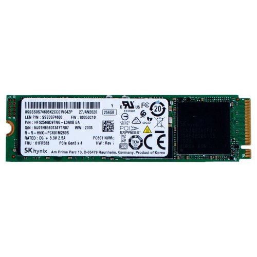 Dysk twardy SK Hynix 256 GB PCIe NVM 1.3 Gen3x4 M.2 2280