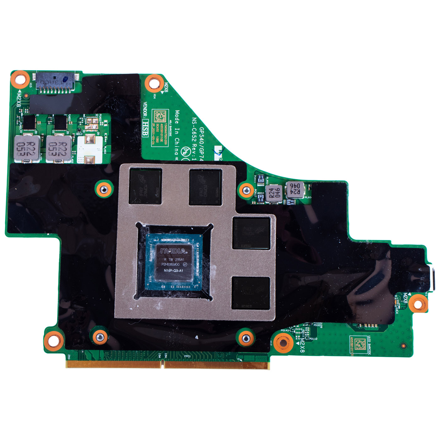 Karta graficzna NVIDIA Quadro T2000 4GB Lenovo ThinkPad P15 1 gen | 5C50Z44698