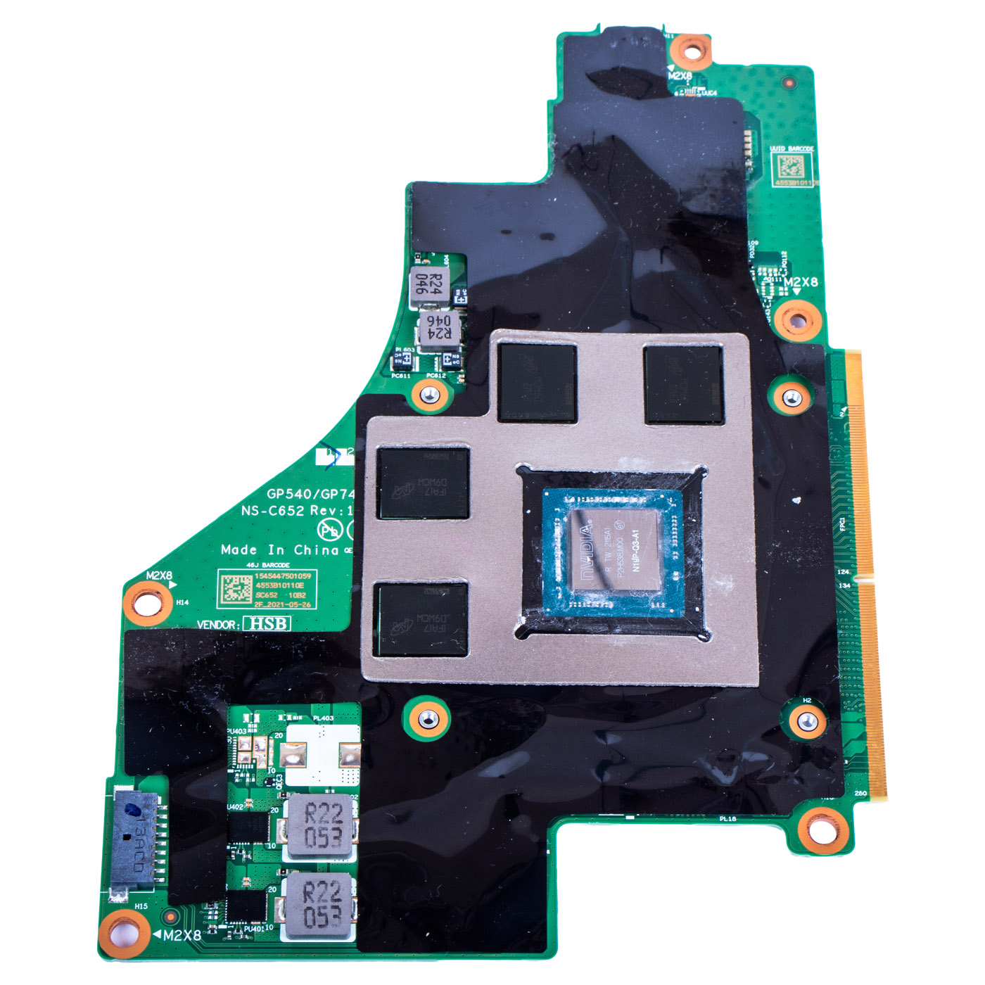 Karta graficzna NVIDIA Quadro T2000 4GB Lenovo ThinkPad P15 1 gen | 5C50Z44698