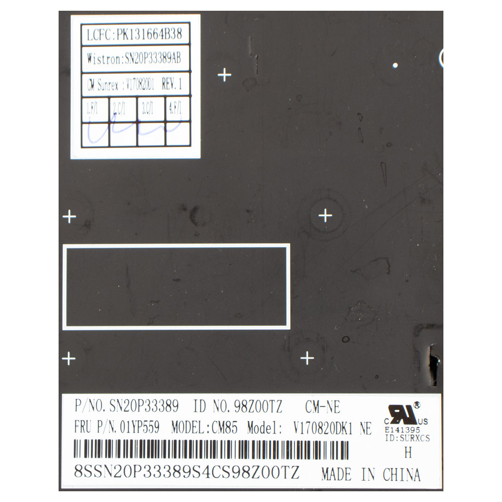 Lenovo E480 E490 T480s L480 L380 T490 L390