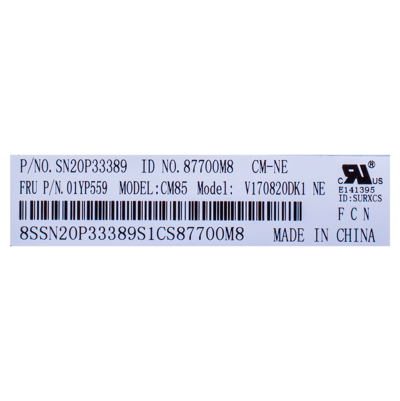 Klawiatura Lenovo E480 E490 T480s L480 L380 T490 L390 | 01YP559