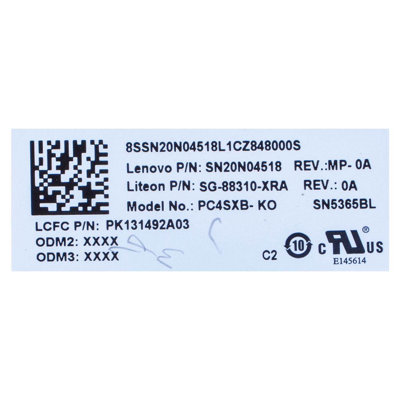 Klawiatura Lenovo IdeaPad 720s 13 srebrny | SN20N04518