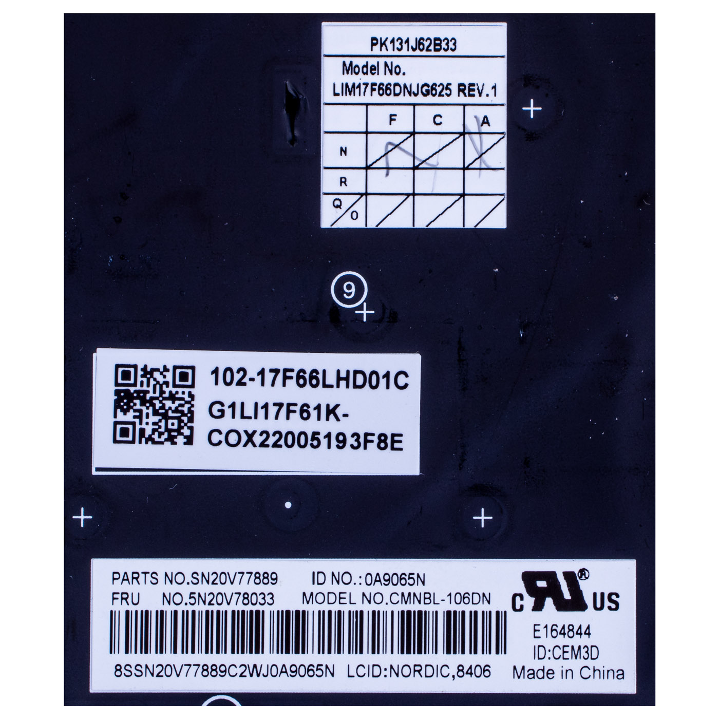 Klawiatura Lenovo ThinkPad T15 P15s backlit