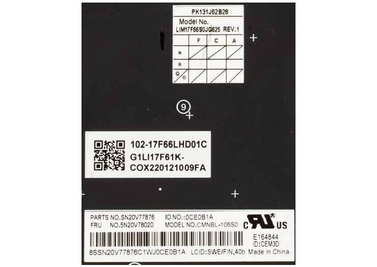 Klawiatura Lenovo ThinkPad T15 P15s backlit