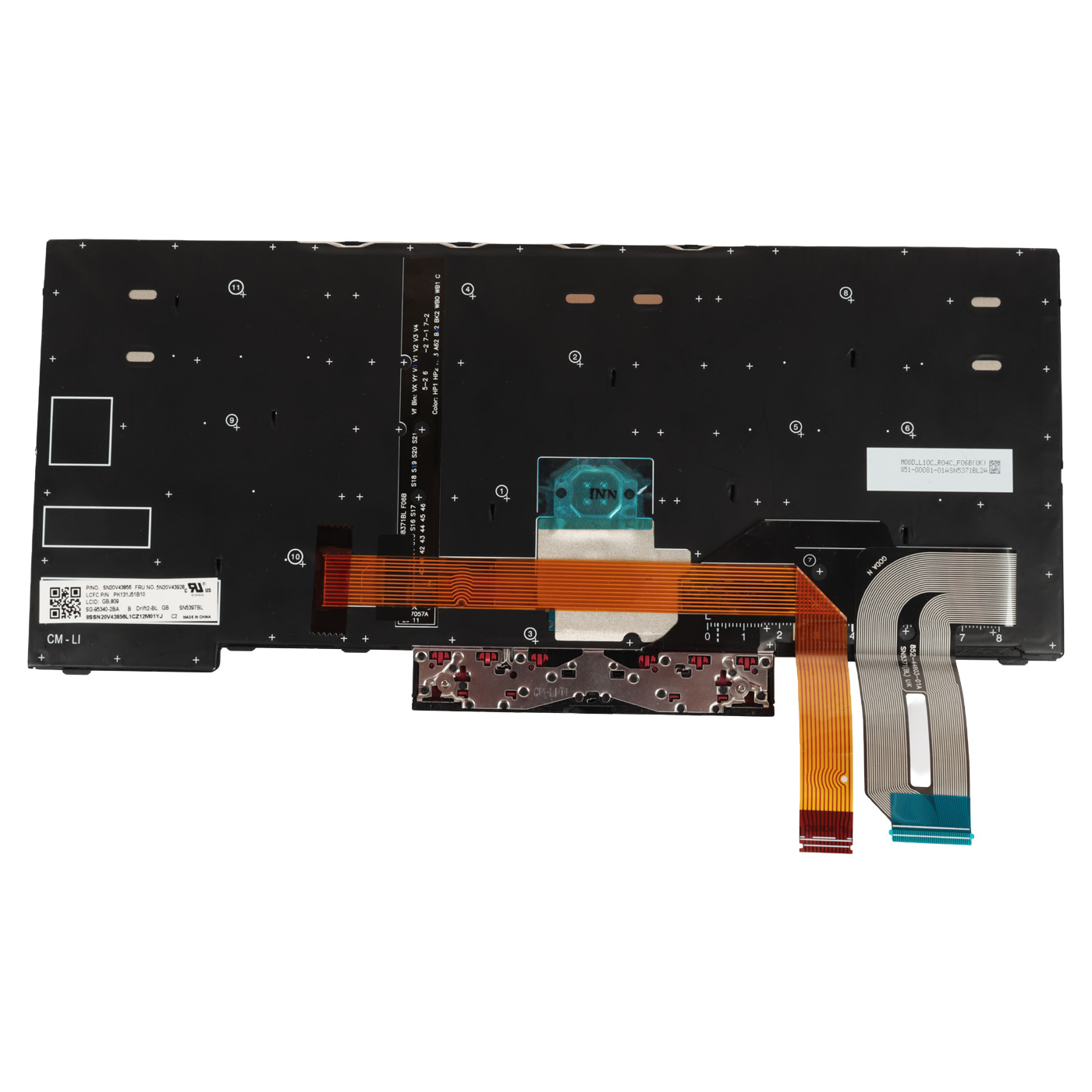 Klawiatura Lenovo ThinkPad T14 P14s podświetlana