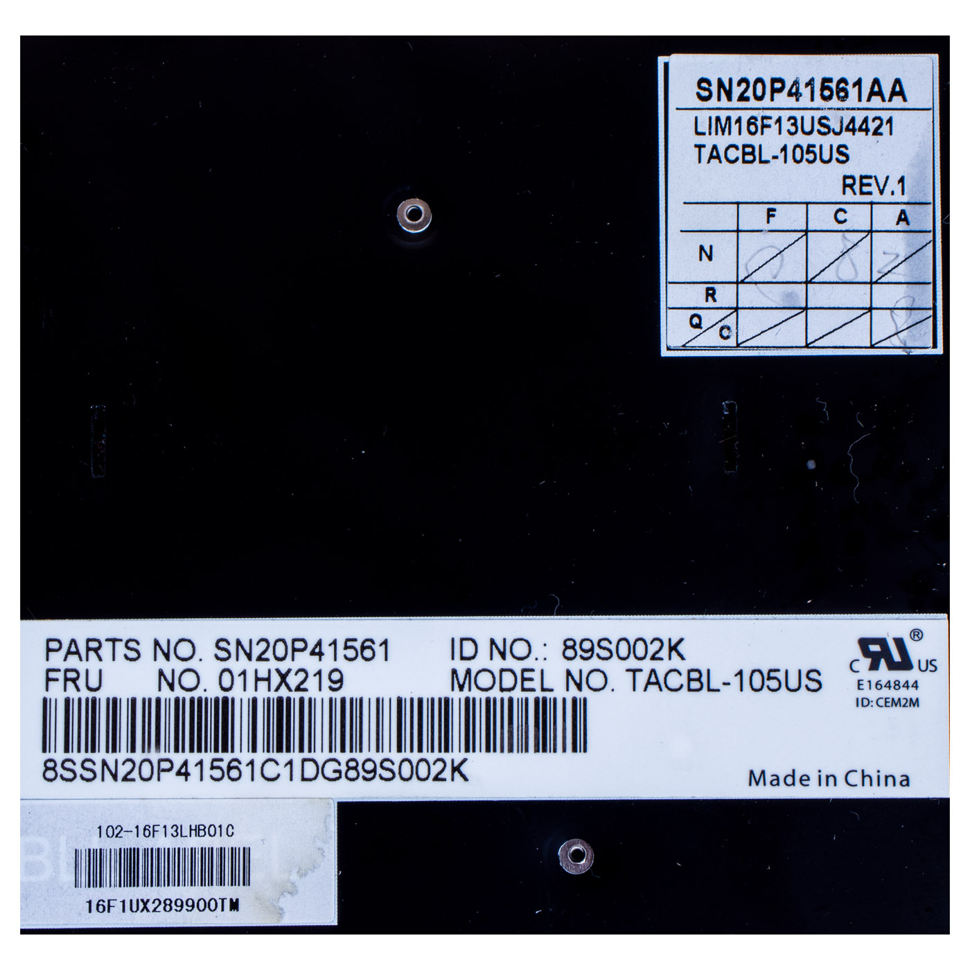 Klawiatura PL Lenovo ThinkPad T570 T580 P51s P52s