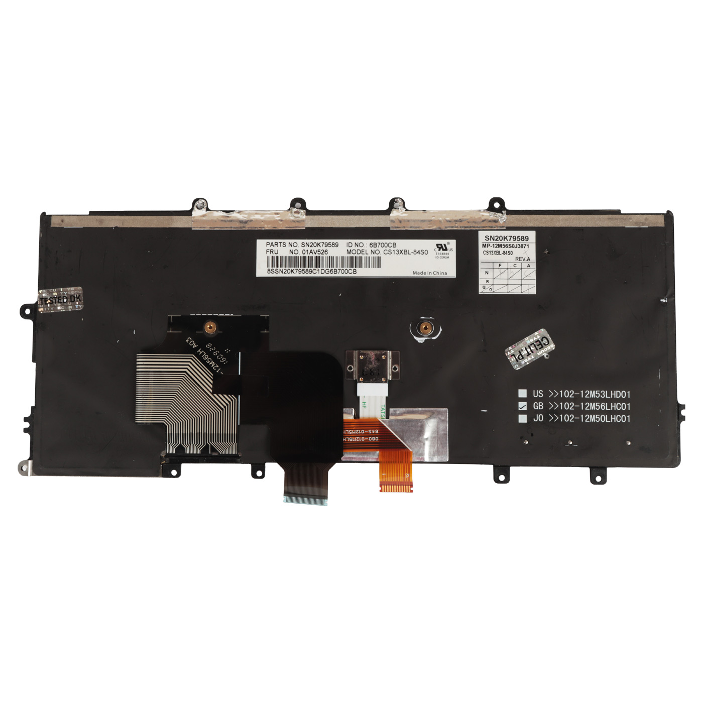 Klawiatura qwerty Lenovo ThinkPad X240 X250 X260