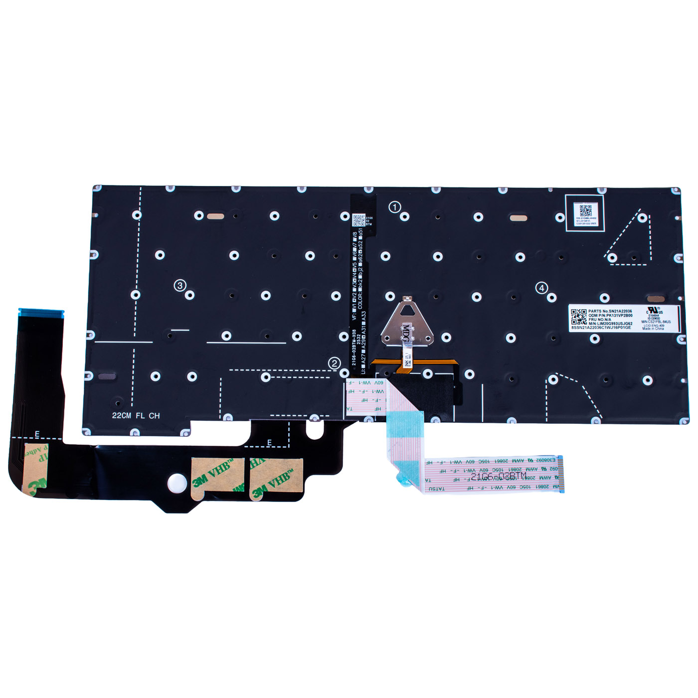 Klawiatura QWERTY PL/US Lenovo ThinkPad E14 5 gen | PK131VP2B00
