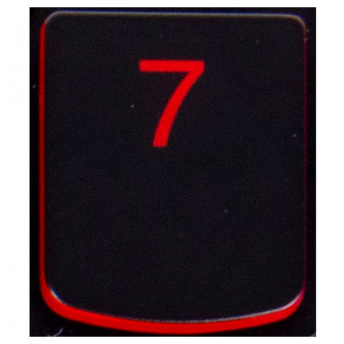 Klawisz 7 Lenovo Y530 Y540 red 