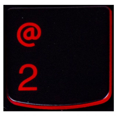 Klawisz CYFRA 2 Lenovo Y530 Y540 red 
