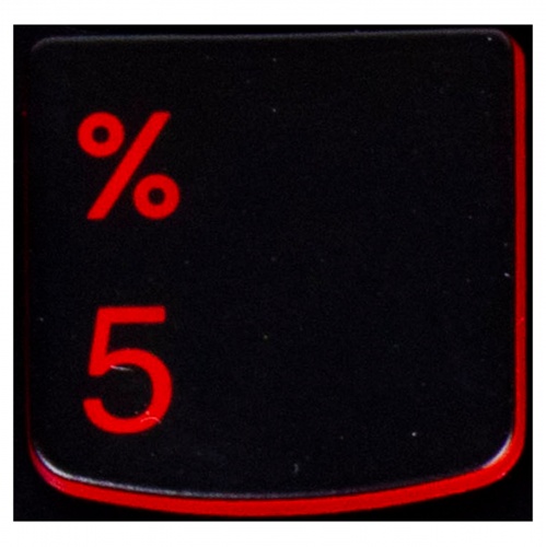 Klawisz CYFRA 5 Lenovo Y530 Y540 red 