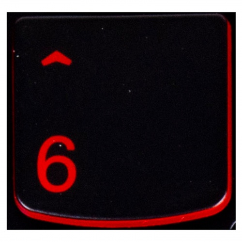 Klawisz CYFRA 6 Lenovo Y530 Y540 red 