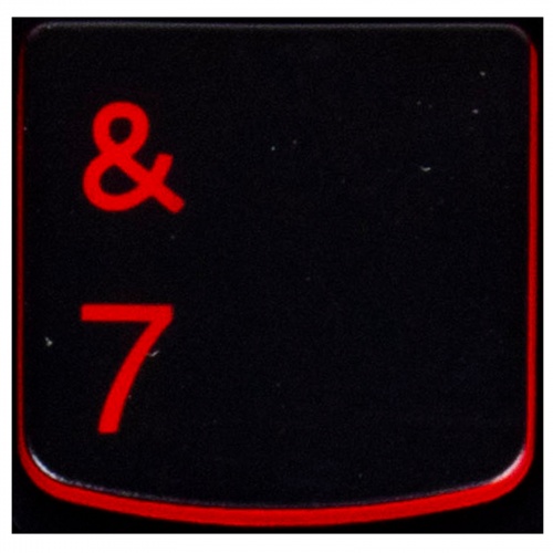 Klawisz CYFRA 7 Lenovo Y530 Y540 red 