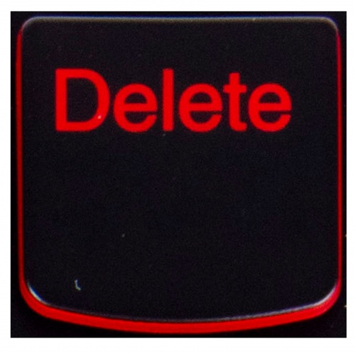 Klawisz Delete Lenovo Y530 Y540 red 