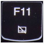 Klawisz F11 Lenovo Y530 Y540 biały | SN20M27296