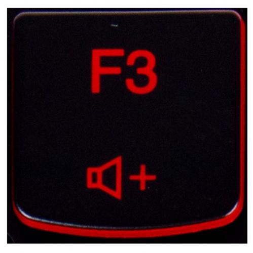 Klawisz F3 Lenovo Y530 Y540 red 