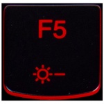 Klawisz F5 Lenovo Y530 Y540 red