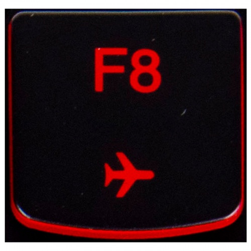 Klawisz F8 Lenovo Y530 Y540 red 