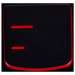 Klawisz MYŚLNIK - Lenovo Y530 Y540 red