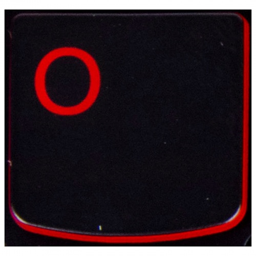 Klawisz O Lenovo Y530 Y540 red 