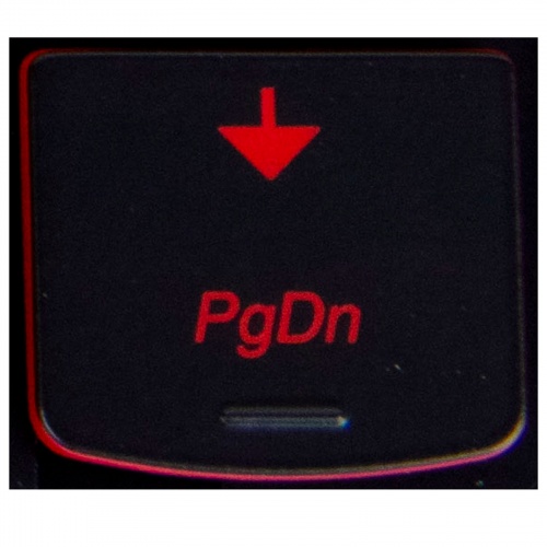 Klawisz PgDn Lenovo Y530 Y540 red 