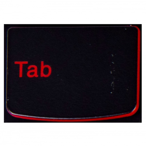 Klawisz TAB Lenovo Y530 Y540 red 