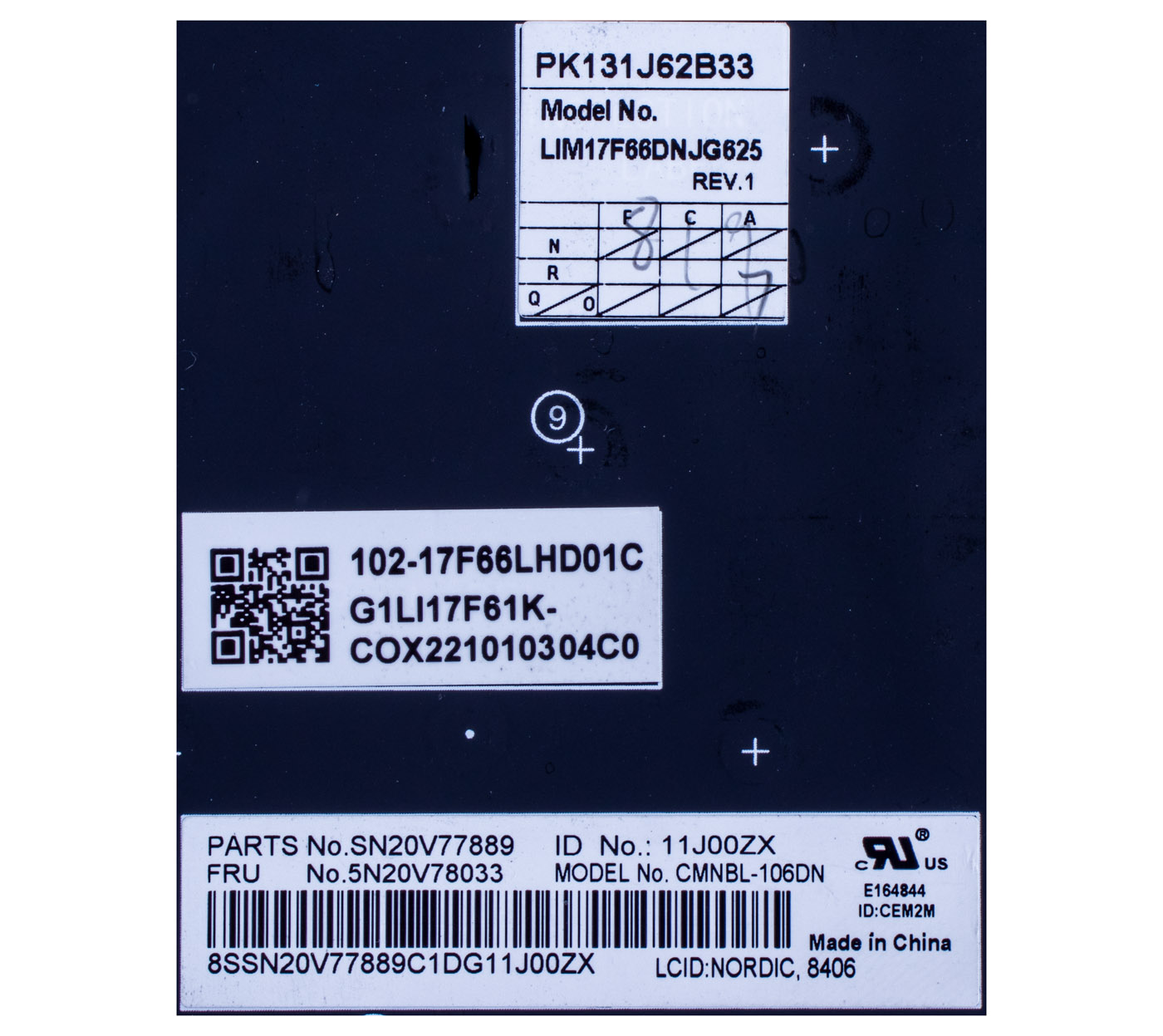 Klawiatura Lenovo ThinkPad T15 P15s backlit