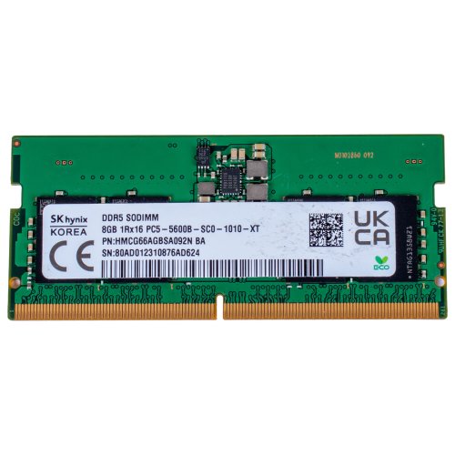 Kość RAM 8 GB SODIMM DDR5 PC5‑5600B SK Hynix