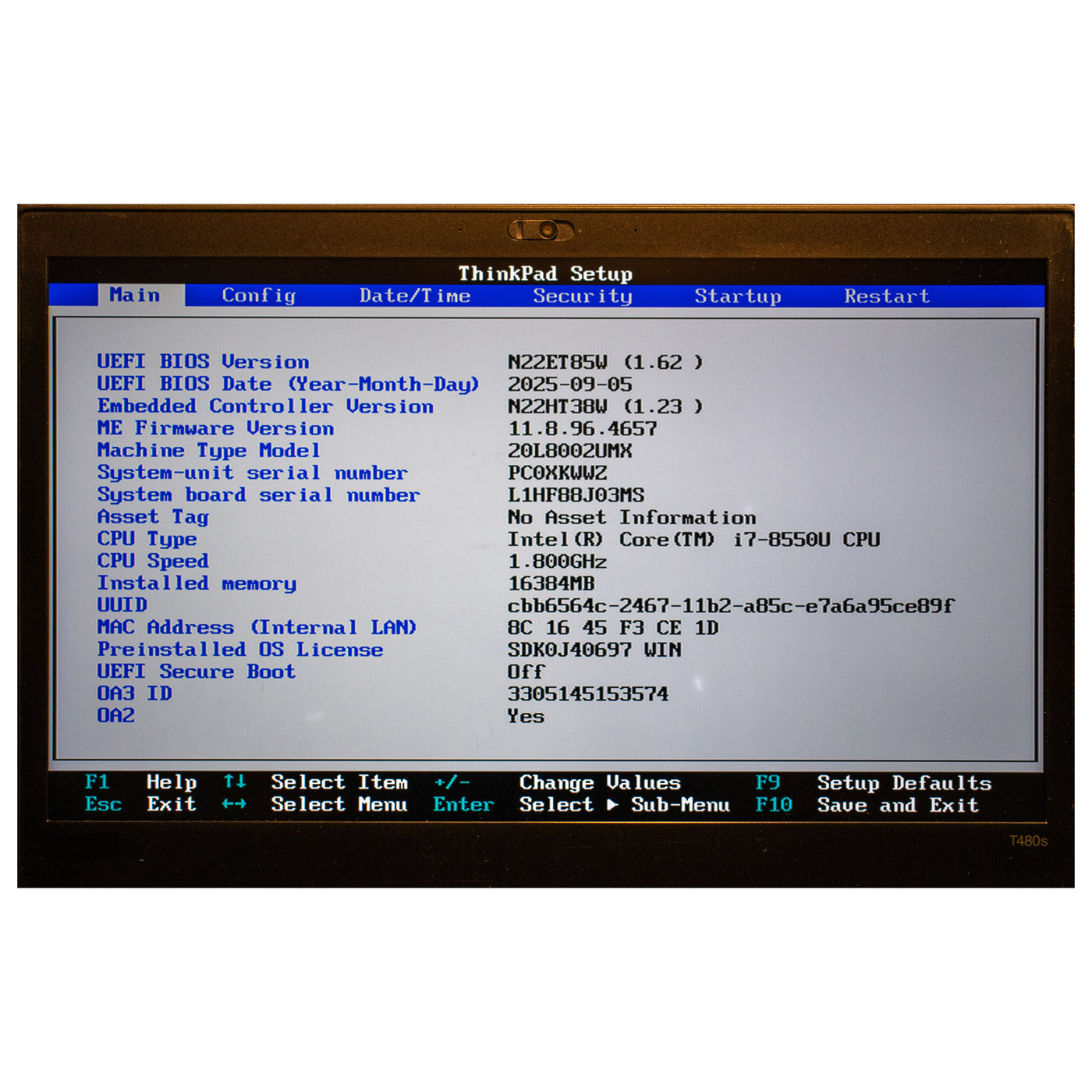 Matryca FHD Lenovo ThinkPad T470 T470s T480 480s E470