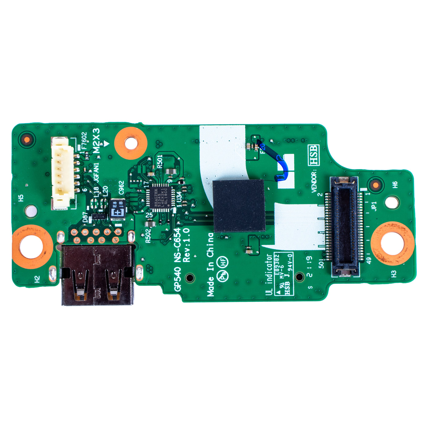 Moduł gniazdo USB czytnik SD Lenovo ThinkPad P15 Gen 1