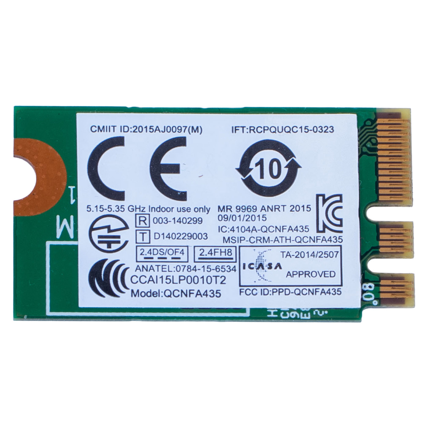 Moduł WiFi BT Qualcomm QCNFA435 L340 17 | 01AX709
