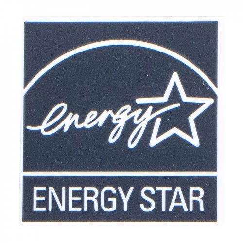 Naklejka Energy Star black 19 x 20 mm