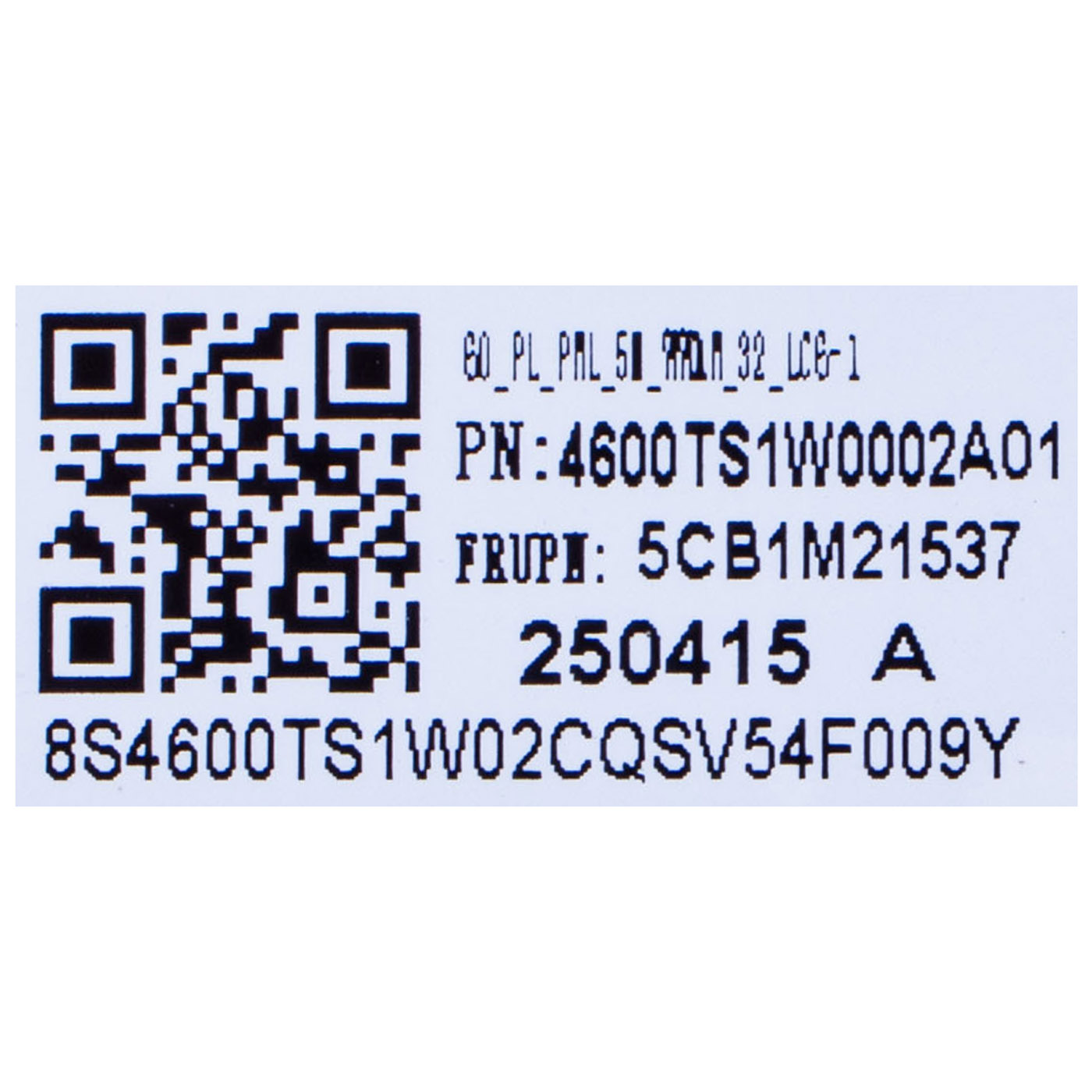 Obudowa matrycy Lenovo ThinkPad L16 1 2 gen czarny | 5CB1M21537