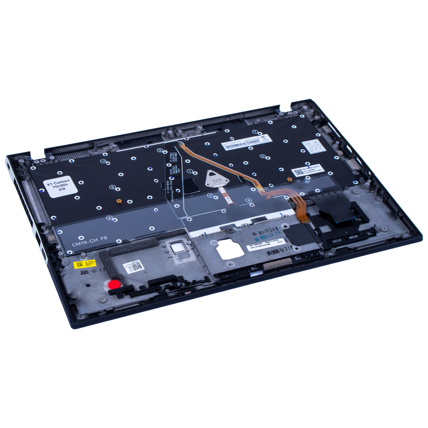 Palmrest klawiatura Lenovo ThinkPad X1 Carbon 7 8 2020 WLAN ESP