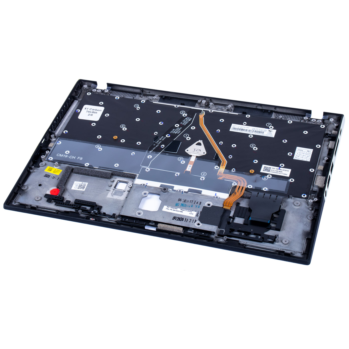 Palmrest klawiatura Lenovo ThinkPad X1 Carbon 7 8 2020 WLAN ESP