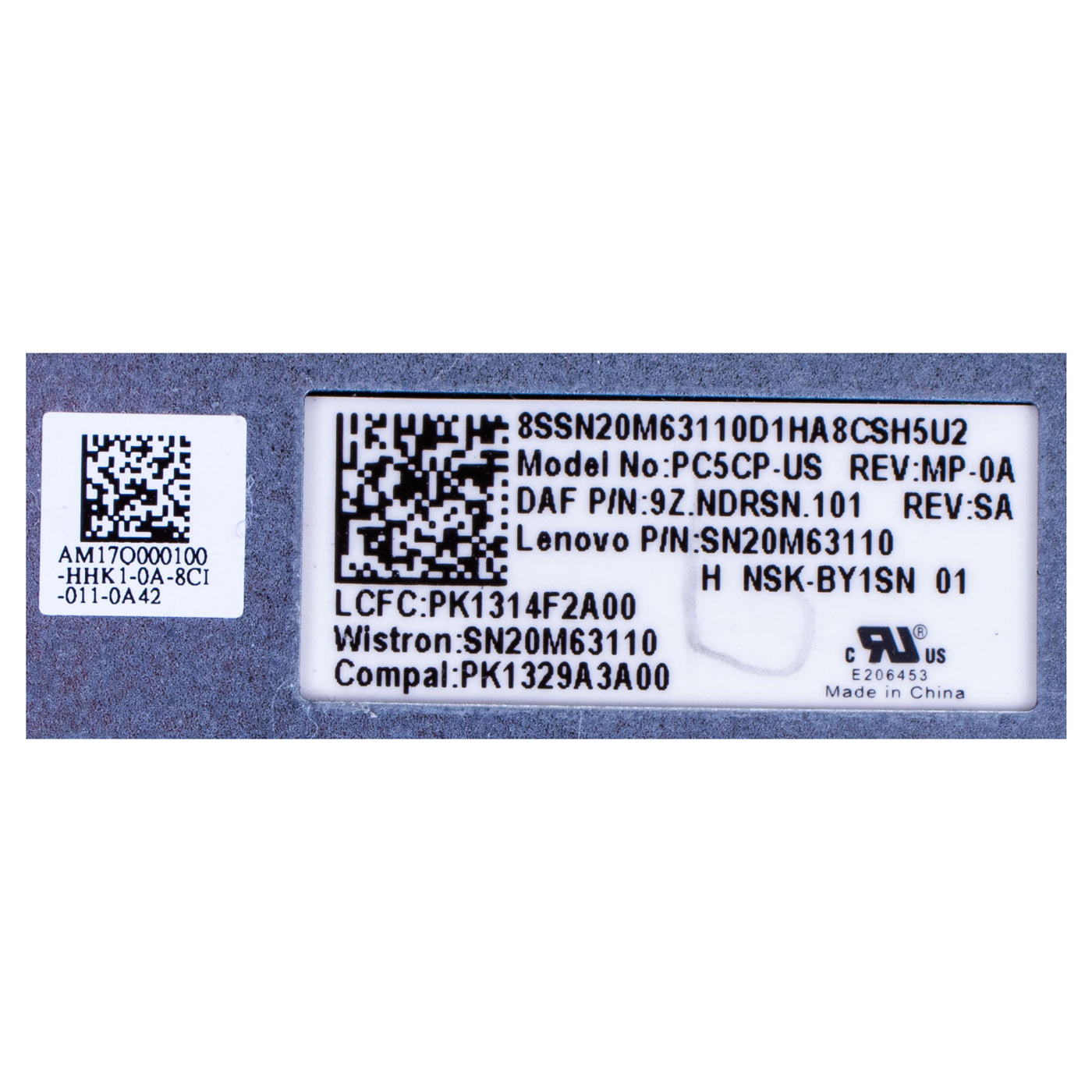 Palmrest klawiatura Lenovo IdeaPad 320 330 17 ICH srebrny