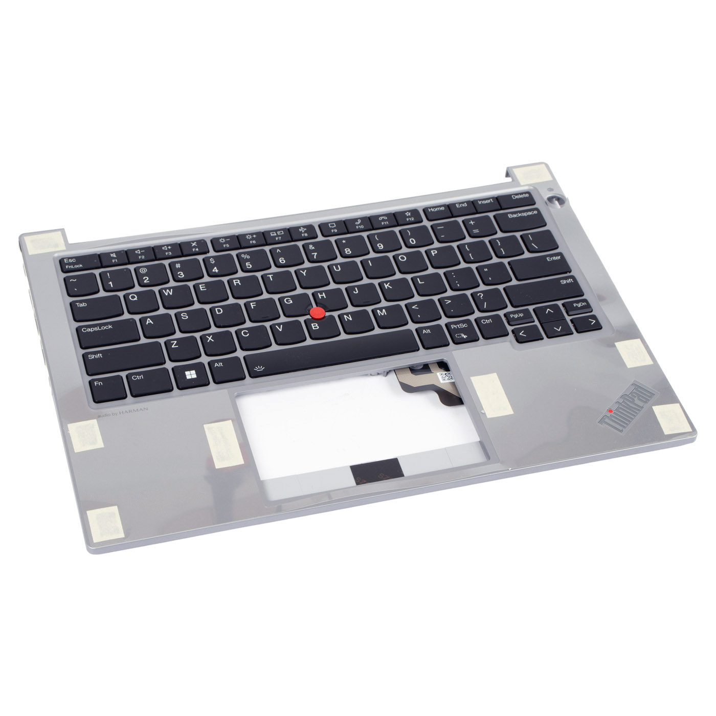 Palmrest klawiatura Lenovo ThinkPad E14 6 gen srebrny