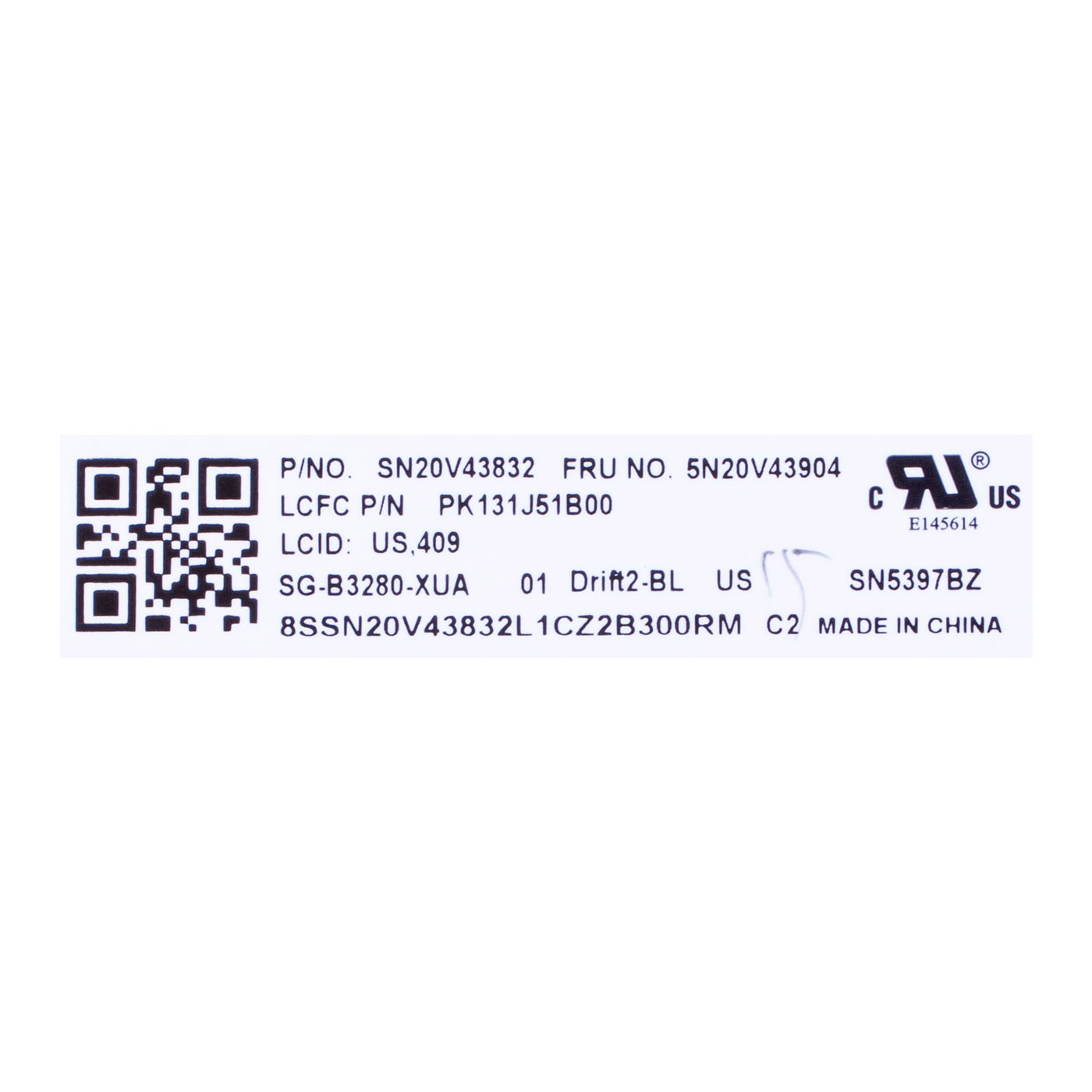 Palmrest klawiatura Lenovo ThinkPad T14s czytnik linii | 5M10Z41372